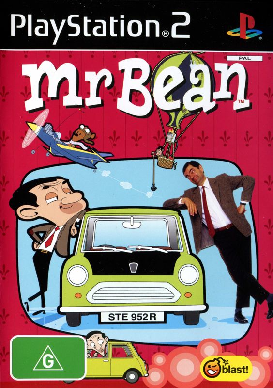 Mr Bean box art for Playstation 2